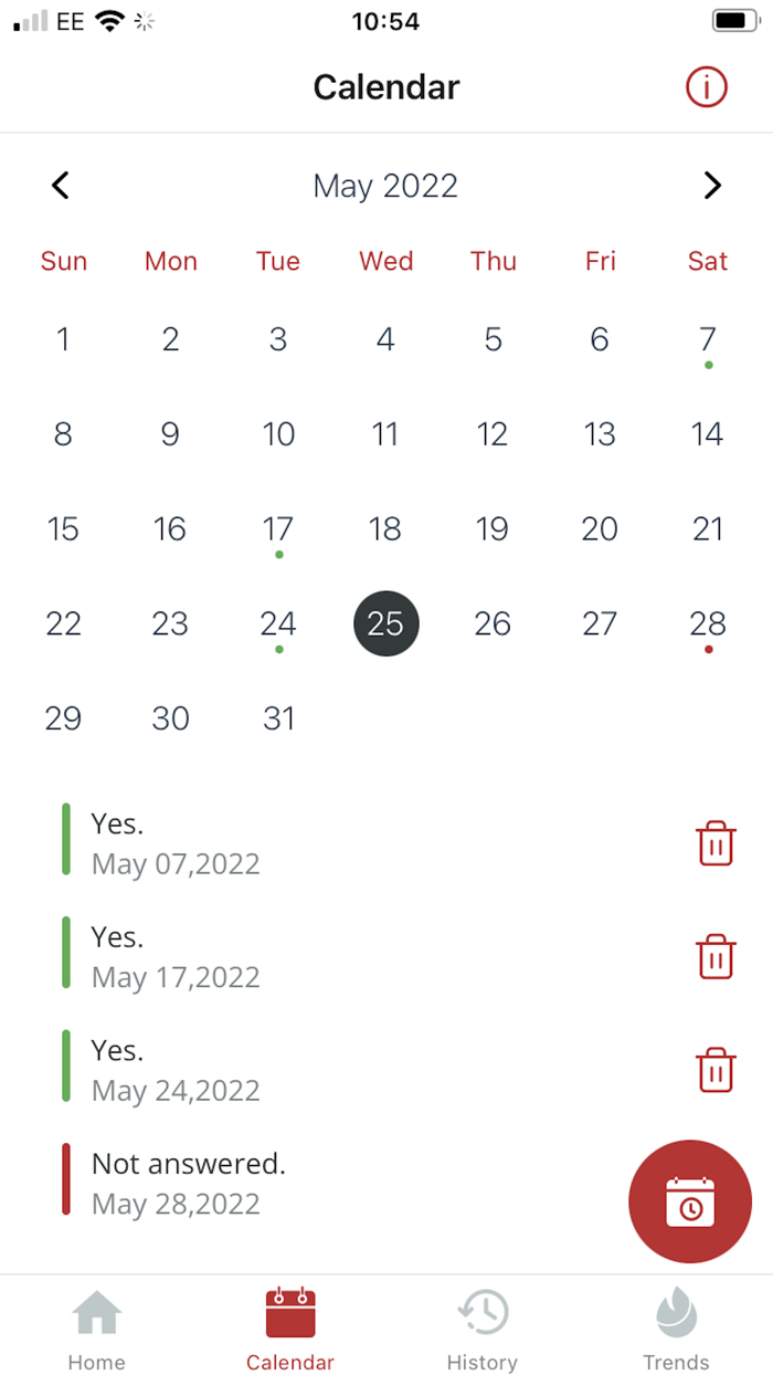 Childcare Night Tracker