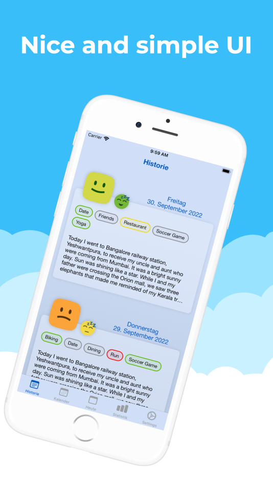 #1. Moody - My Mood Diary (iOS) โดย: Stefan Sturm