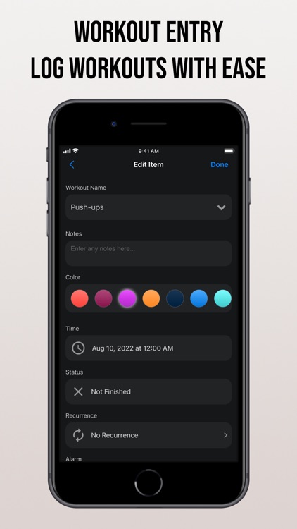 Workout Calendar - Motivation