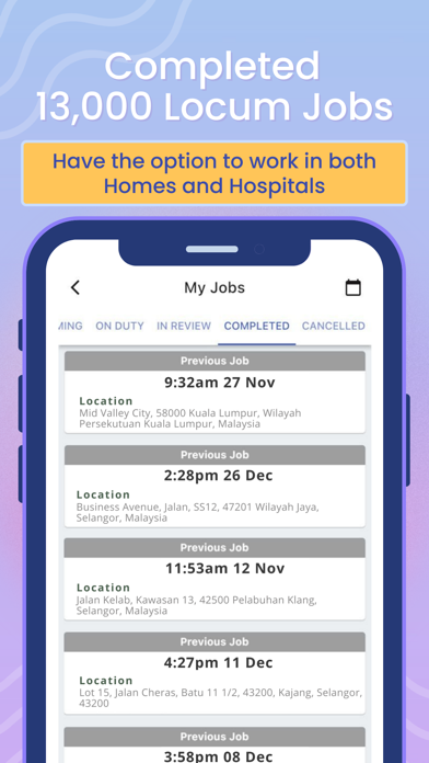 Locum Apps Staff Screenshot