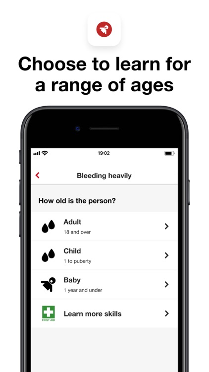 First aid by British Red Cross
