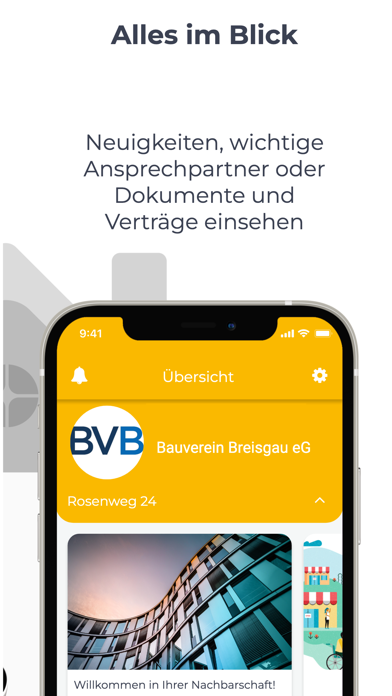 Bauverein Breisgau eG Screenshot