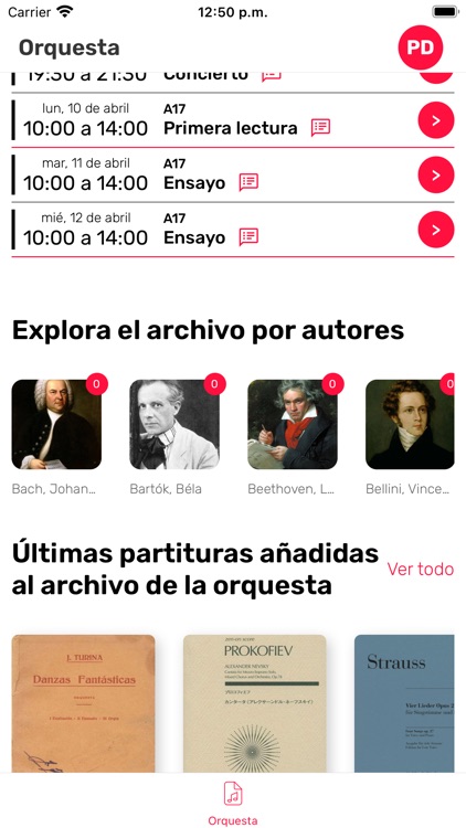 Rolling Scores for Bands