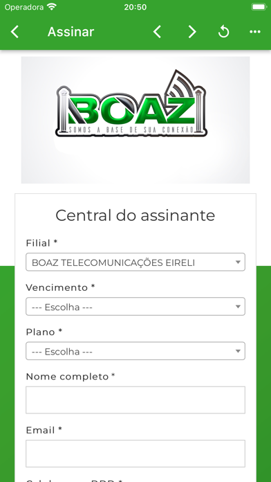 Boaz Telecom Screenshot