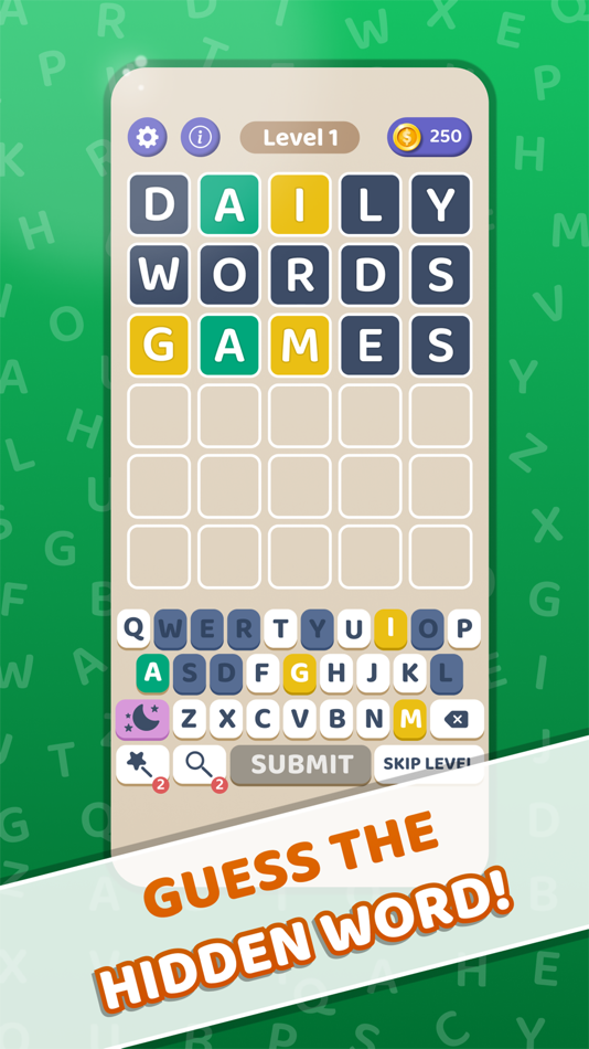 Wordy - Daily Word Challenge - 1.0 - (iOS)