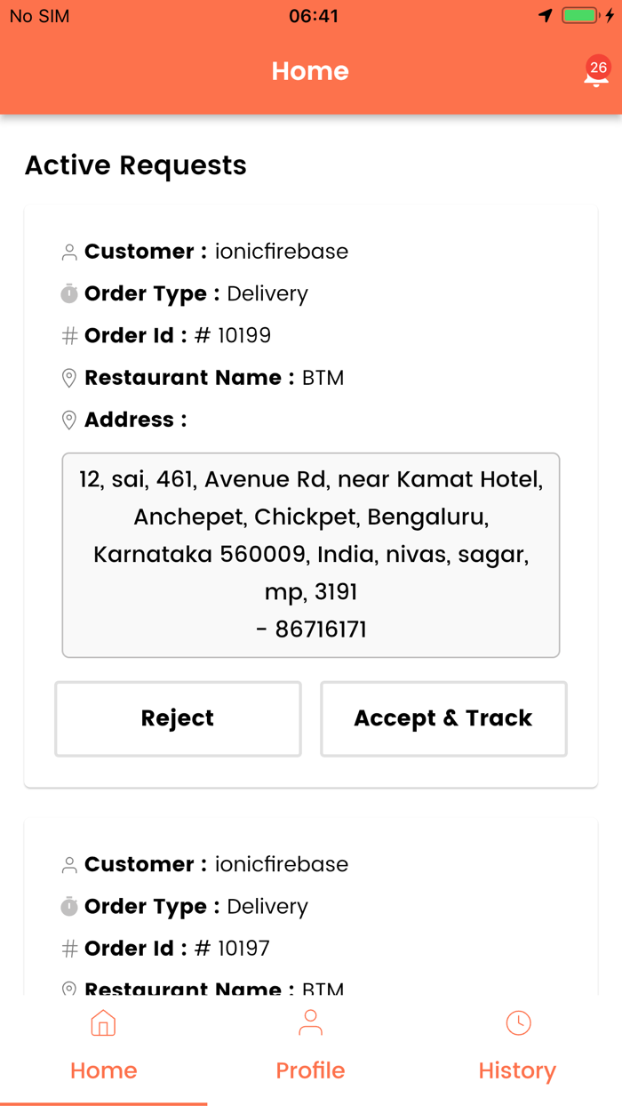 Multi Restaurant Delivery