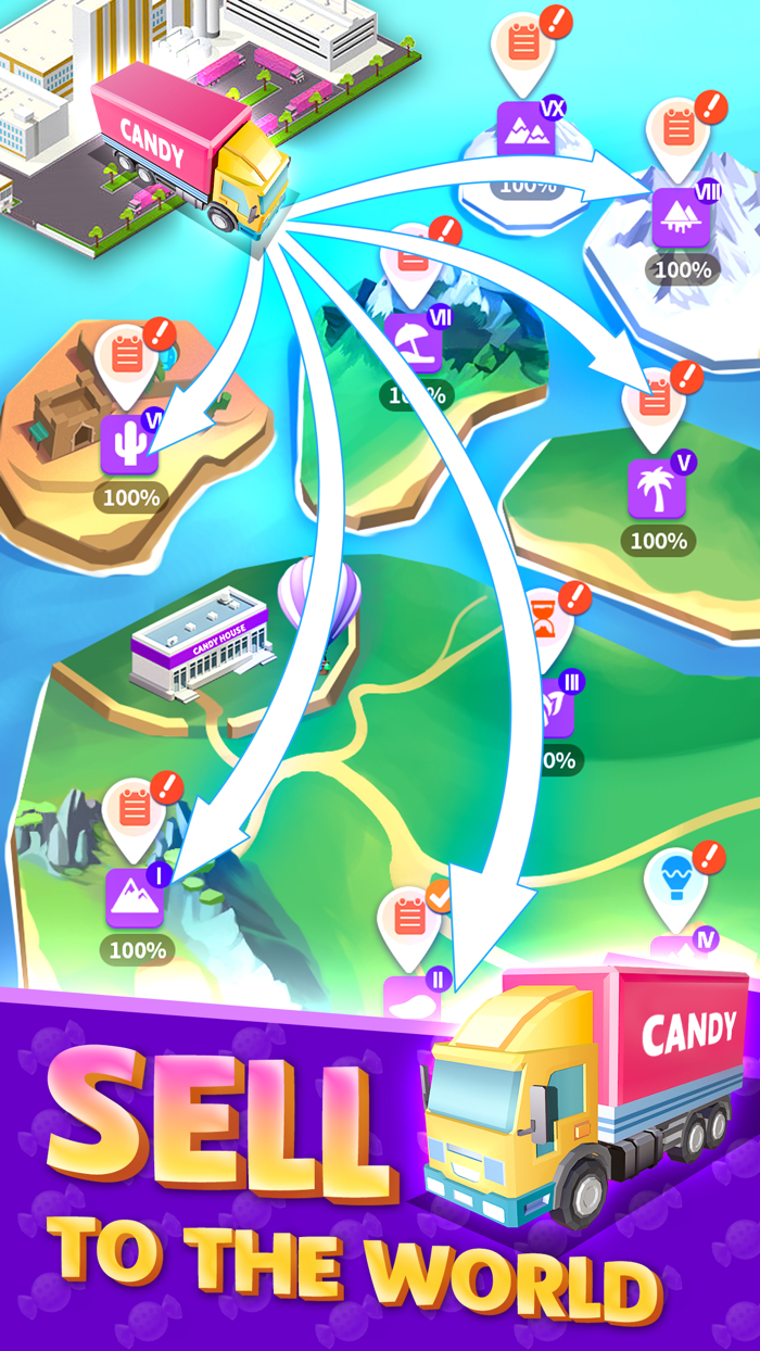 Idle Candy Factory Tycoon