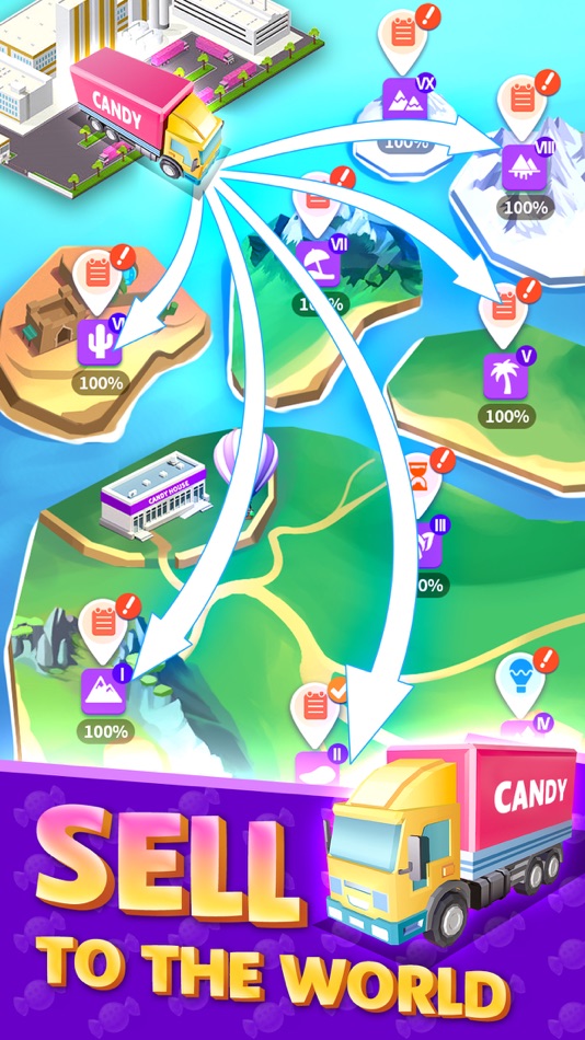 #6. Idle Candy Factory Tycoon (iOS) 由: Guangzhou hengkun Information Technology Co.,Ltd