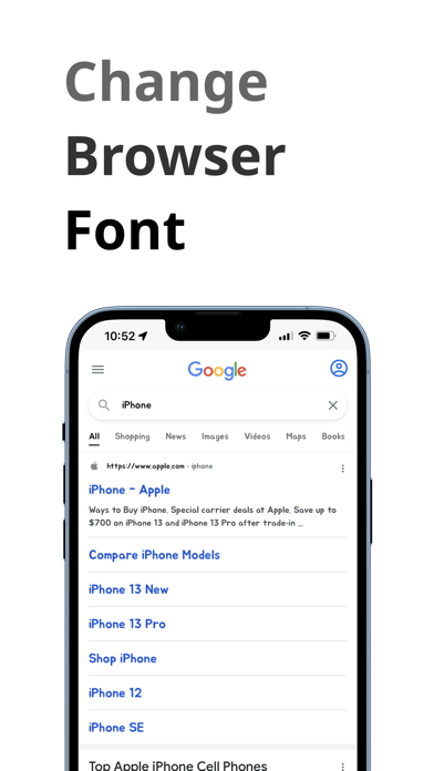 Fonty - Change Browser Font Screenshot