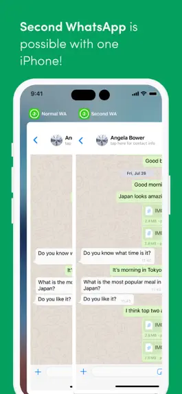 Game screenshot Messenger Plus for WhatsApp apk