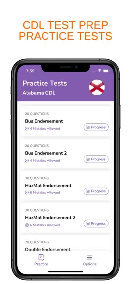 Game screenshot CDL Permit Test Practice mod apk