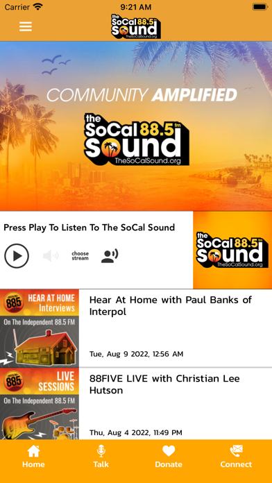 The SoCal Sound Screenshot