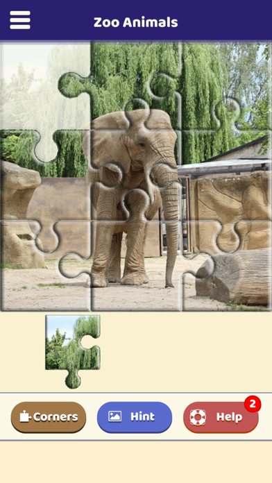 Zoo Animals Puzzle Screenshot