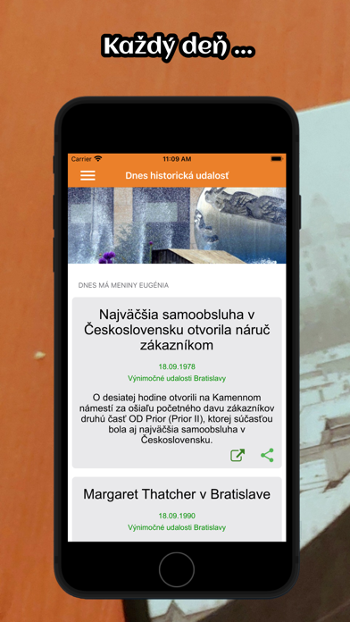 Historický kalendár Bratislavy Screenshot