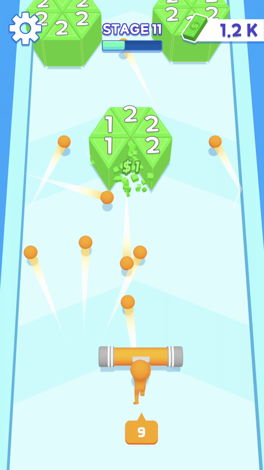 #2. Brick Break Run! (iOS) 由: MondayOFF