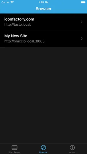Screenshot von WorldWideWeb – Mobile auf dem iPhone 6