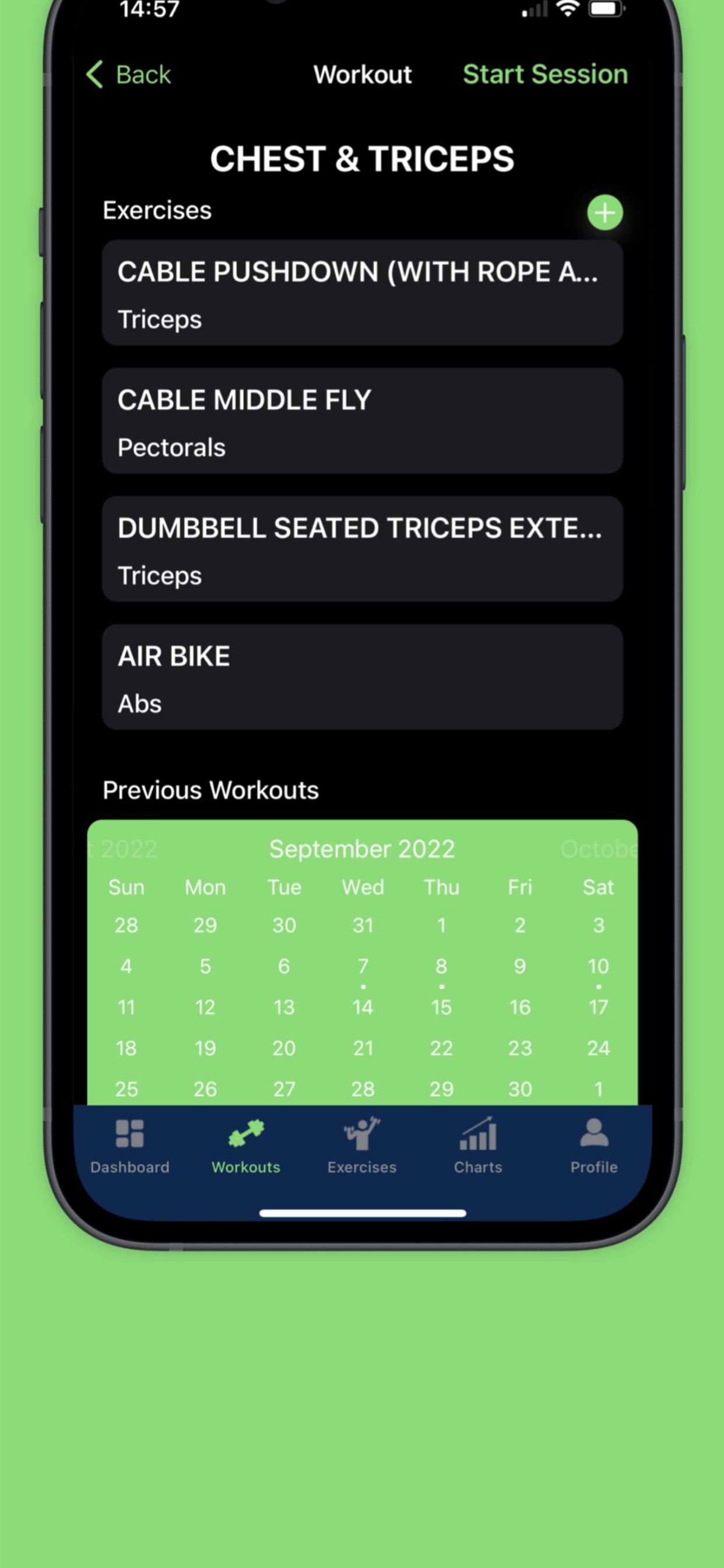 Sculpted - Workout Planner