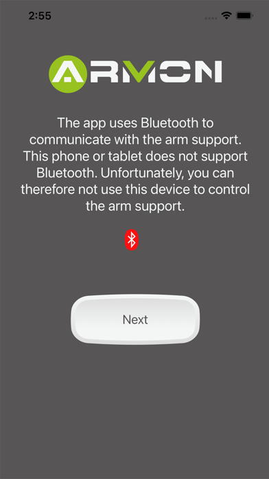 Armon wireless control Screenshot