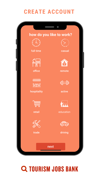 Tourism Jobs Bank Screenshot