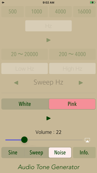 Audio Tone Generator Lite Screenshot