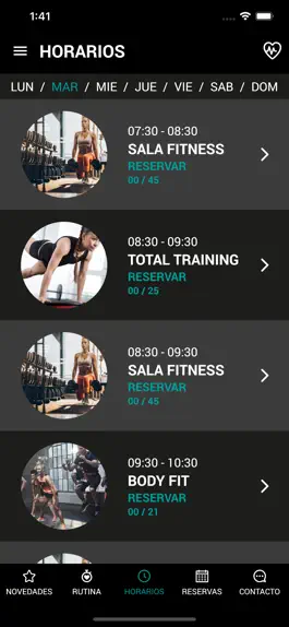 Game screenshot Gimnasio Polideportivo AM apk