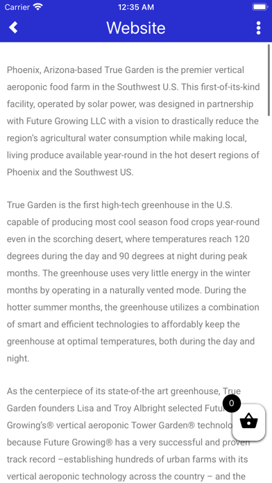 True Garden App Screenshot