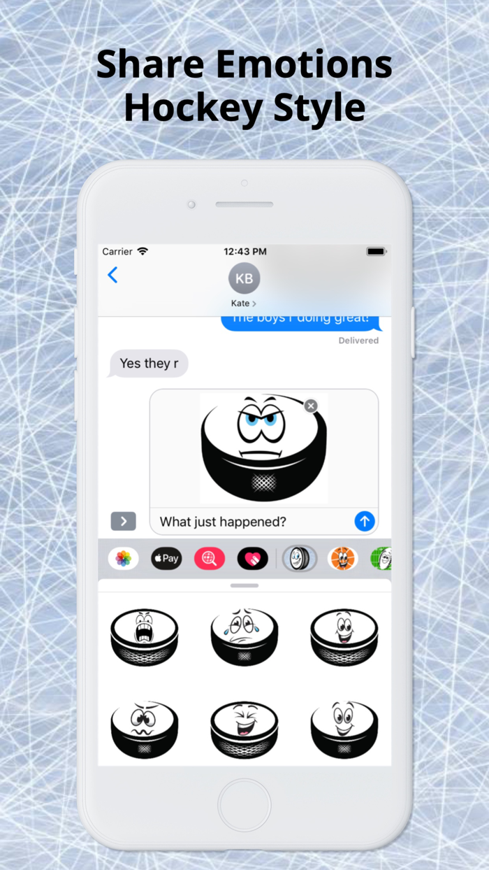 Ice Hockey Puck Emojis