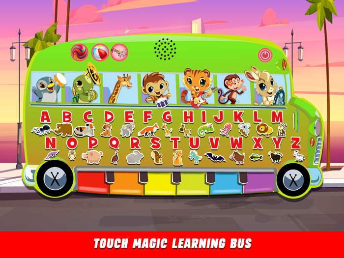 Touch Magic Learning Bus A B C