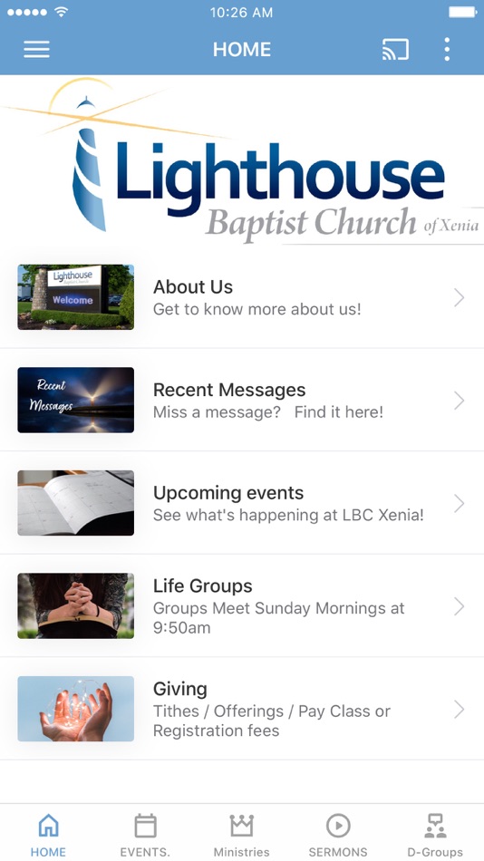 #1. Lighthouse Xenia (iOS) 由: Lighthouse Baptist Church (OH)