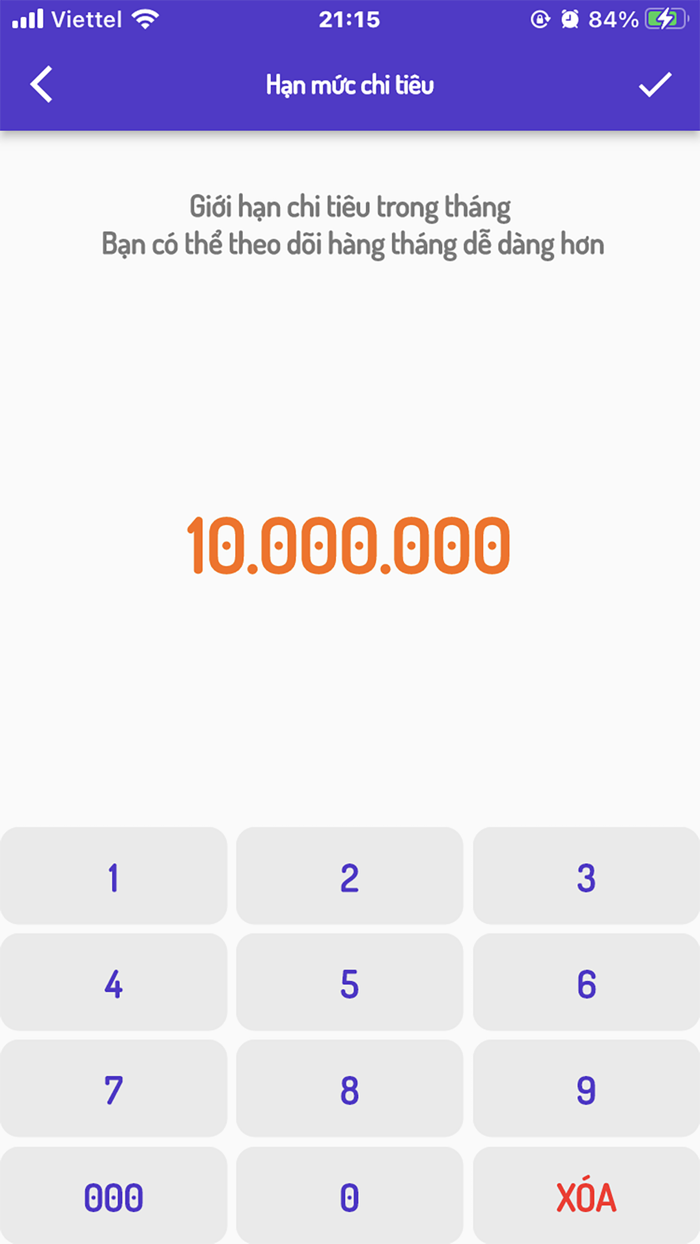 Quản lý chi tiêu LM