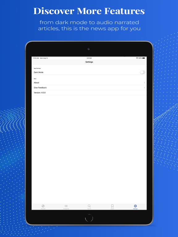 The Bruneian iPad screenshot 3 - News app