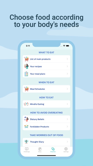 FoodMate - Intuitive eating Screenshot