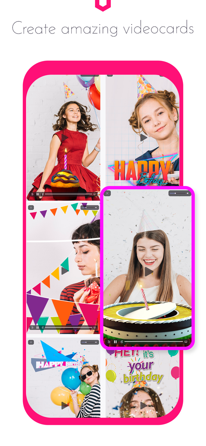 Happy Birthday Video Maker gif