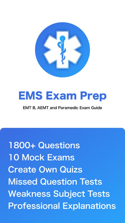 #1. EMT-B EXAM Prep (iOS) Av: FIRING LINE LTD