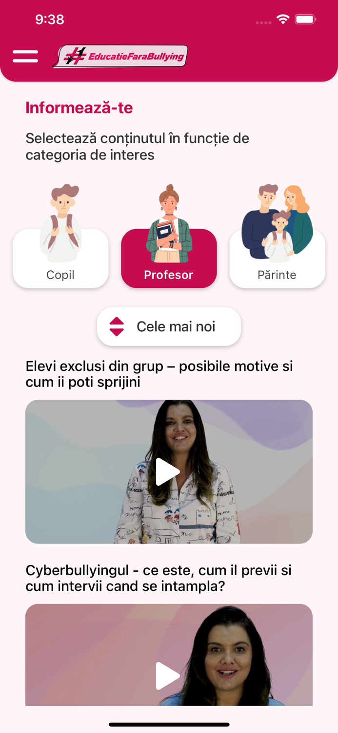 Educație fără bullying