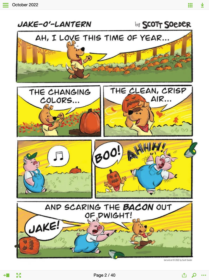 Spider Mag Stories and jokes