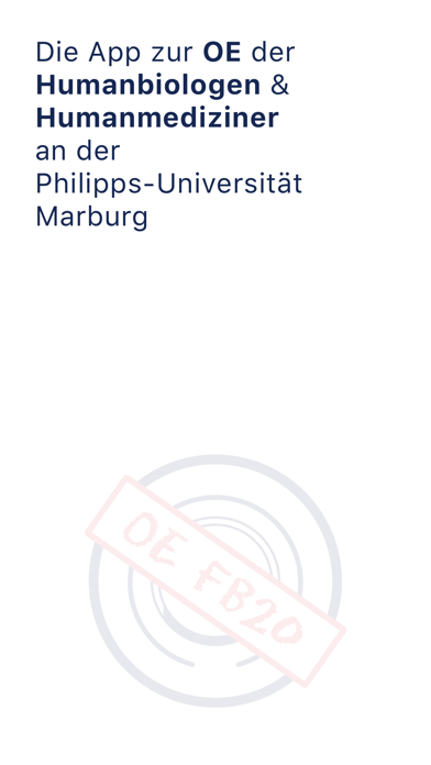 Uni Marburg OE FB20 Screenshot