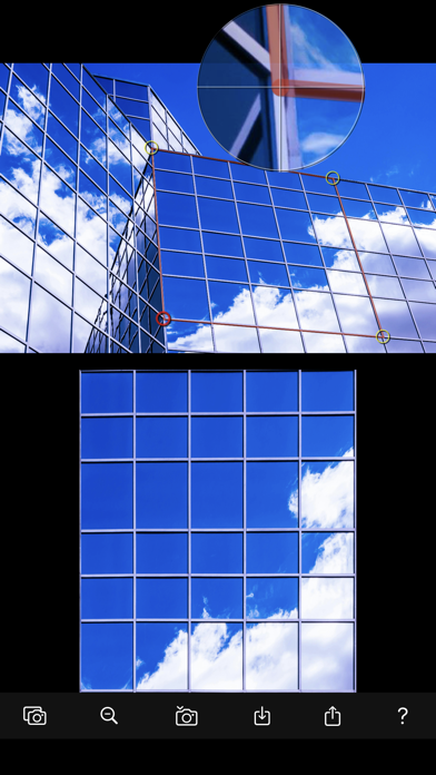 Perspective Crop Lens Screenshot