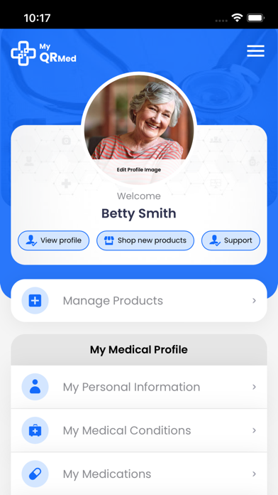 MyQRMed Screenshot