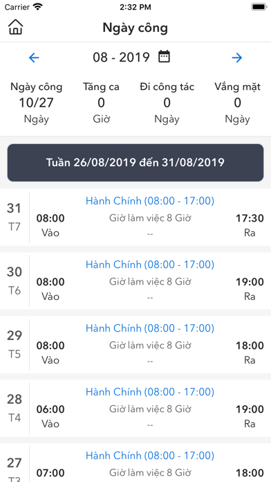 Cat Tuong Group iHR Screenshot