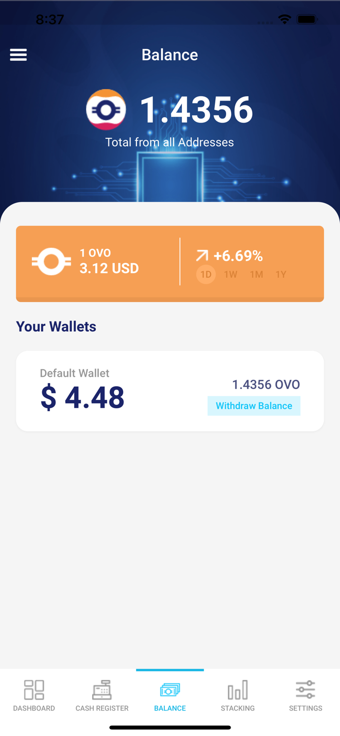 Ovato Merchant Wallet