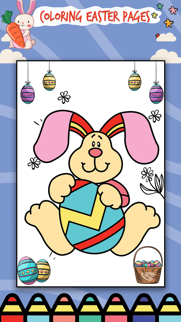 Easter Egg Coloring Book App
