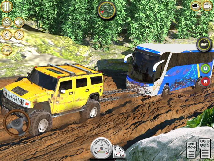 Offroad Mud Bus Simulator Game