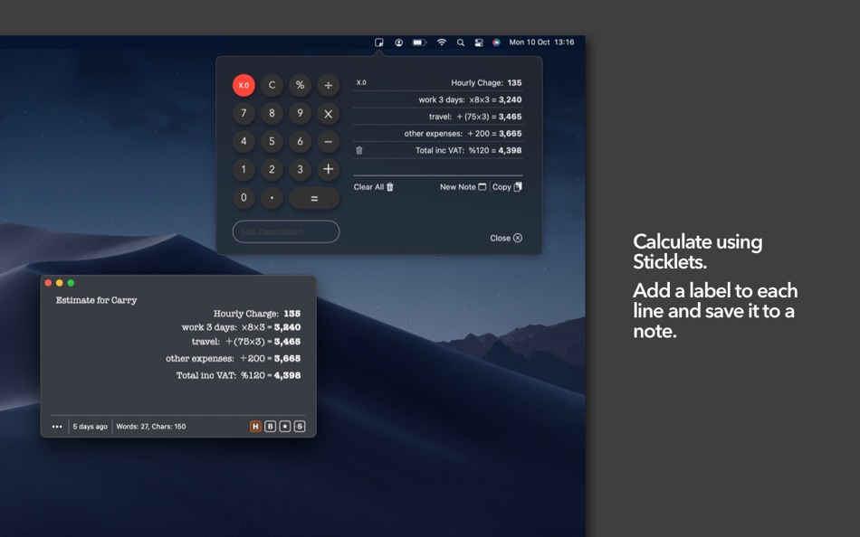 #8. Sticklets - Notes in Menubar (macOS) 게시자: Open Screen Limited