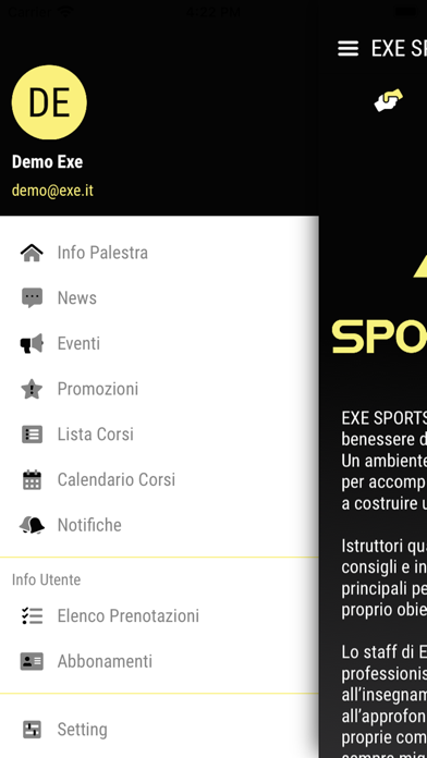 Exe Sports And Healt Screenshot