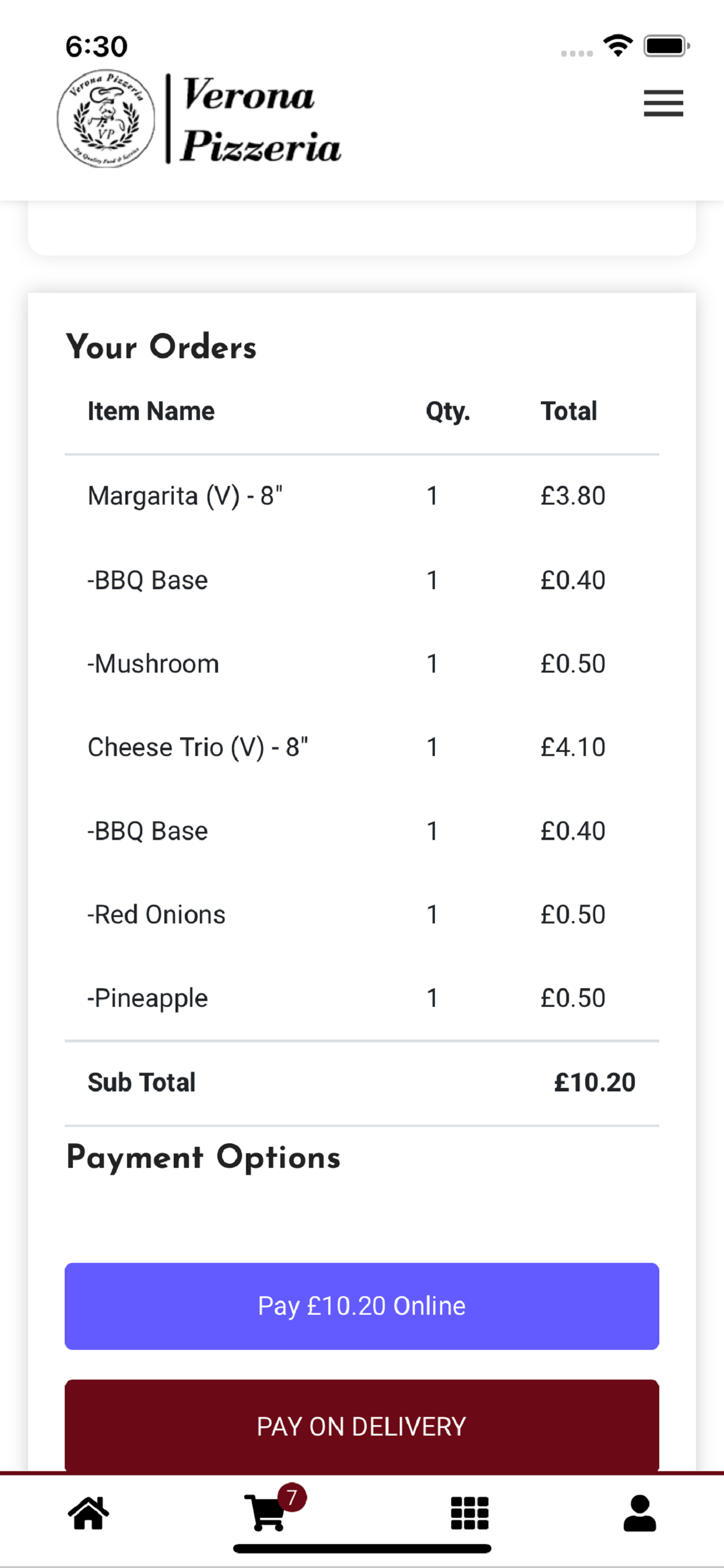 Verona Pizzeria Hartlepool