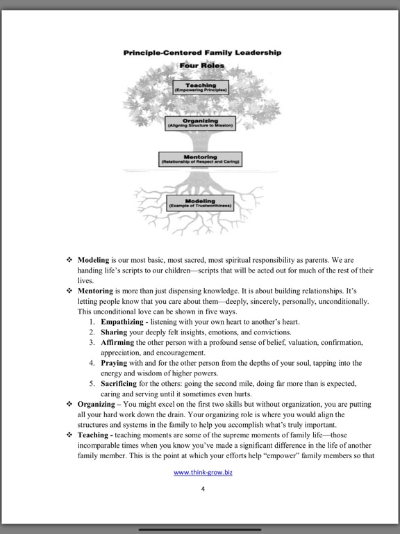 Smart Parenting :Think-Grow KM iPad screenshot