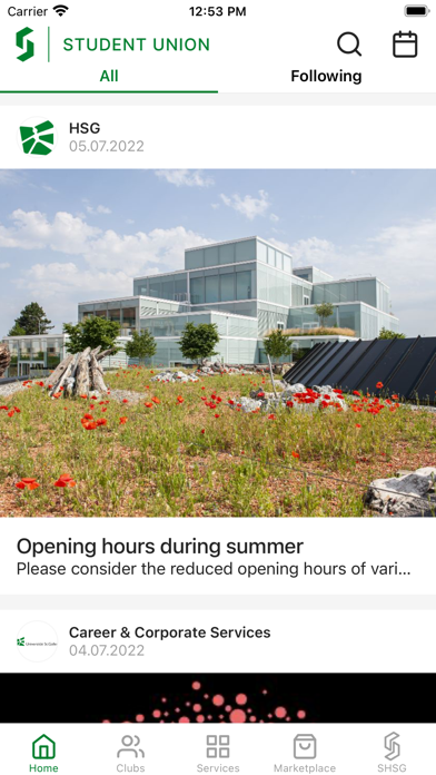 SHSG Campus Screenshot