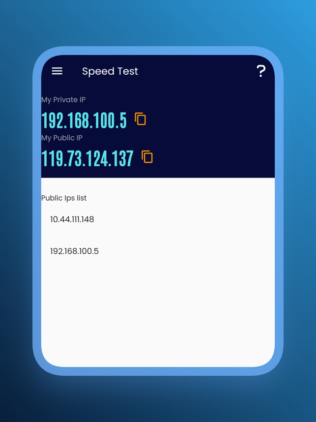 ‎Speed Internet Test app Screenshot