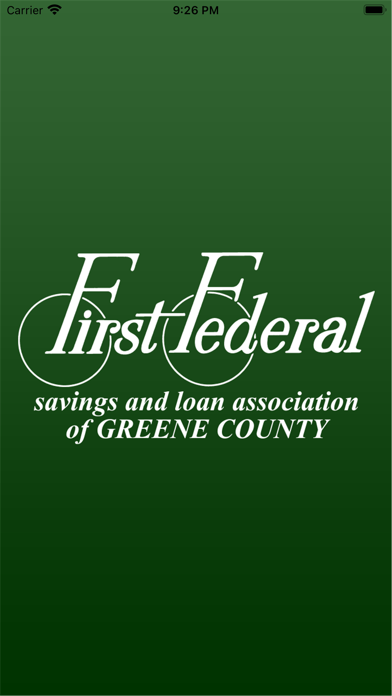 First Federal of Greene County Screenshot